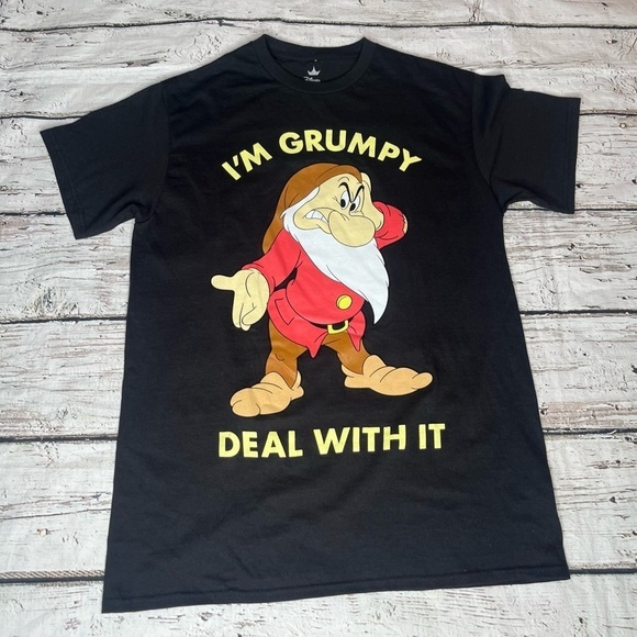 Disney Tops - Disney "I'm Grumpy Deal With It" Tee Size M